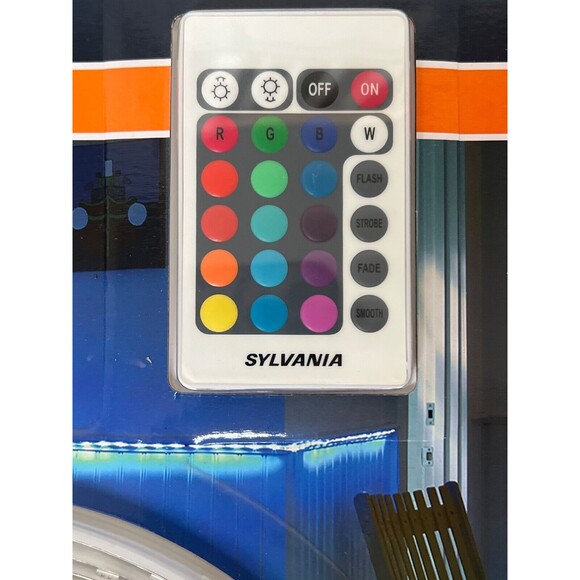 NEW Sylvania 12 ft. LED Flexible Multi Color Light Kit Wireless Remote Control - Picture 2 of 12